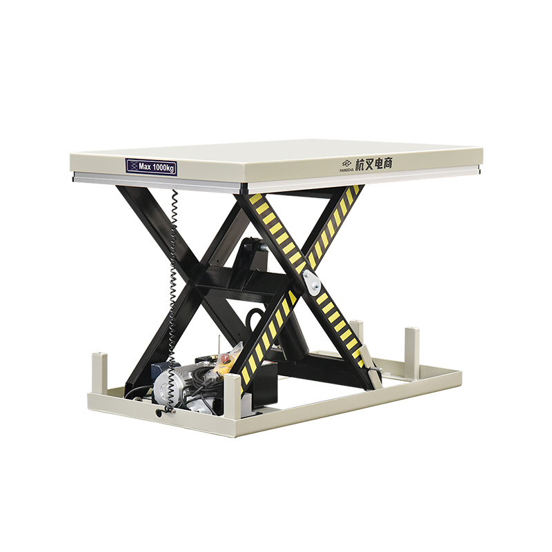 Stationary Scissor Electric Lift Tabell 1 ton