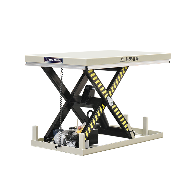 Stationary Scissor Electric Lift Tabell 1 ton